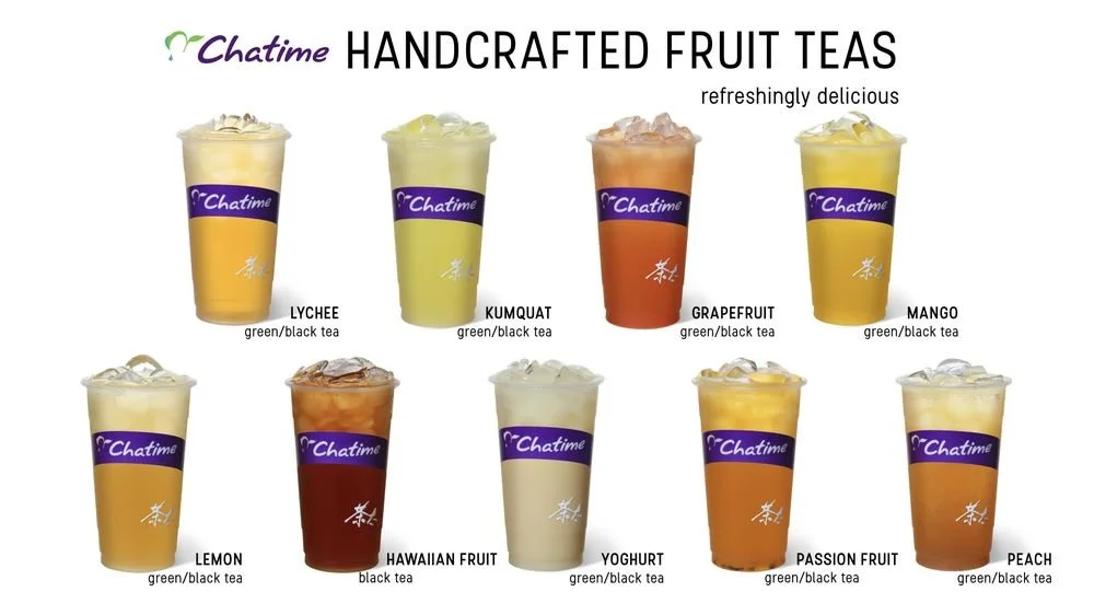 Chatime Towson Bubble Tea Menu — Chatime Maryland
